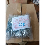 1/ 4w 22k resistor contains 1000 pcs
