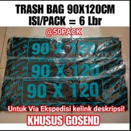 @50PACK HD Trash Bag UK 90X120 / Trash Bag 90X120