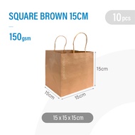 LZD SINGAPORE WHOLESALE KRAFT PAPER BAG Christmas Gift bags CNY PAPER BAGS BULK PURCHASE SQUARE PAPERBAGS