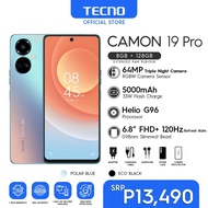 TECNO Mobile Camon 19 Pro Model Cl8n (128+8GB)