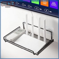Large Router Shelf Carbon Wireless Wifi Stand Wall Mounting Router Bracket Cable Storage Organizer Sundries Rack