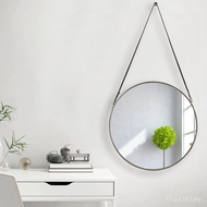 Cermin Bilik Mandi Lekap di Dinding Cermin Bulat Cermin Solek Cermin Bulat Nordic Cermin Hiasan Cerm