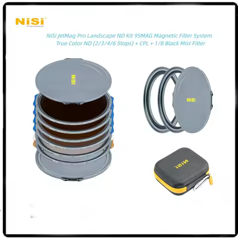 NiSi JetMag Pro Cinema ND Filter Kit 95MAG Full Spectrum FS ND True Color Polarizer Black Mist Nano 
