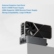 UMIDIGI EGPU Docking Station with 800W PSU PCIe 4.0 X4 External GPU Dock Maximum Support 600W Graphi