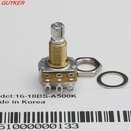 Guitar Potentiometer 16mm Base Dia A250K B250K A500K B500k