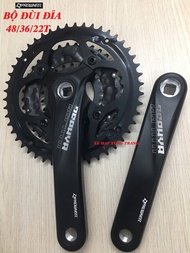 Bộ Đùi đĩa xe đạp 3 tầng 48/36/22T ProWheel AL6061 .