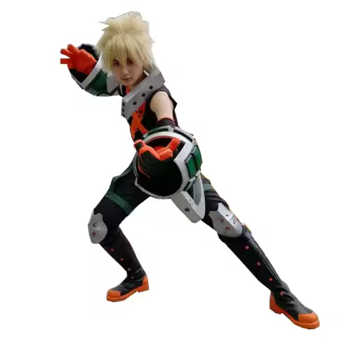 2025 Katsuki Bakugo Hero Battle Uniform Cosplay Bakugou Katsuki Battle Suit(Costume Only)