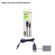 USB to DC Cable 9V 12V USB to DC Cable 9V 12V Cable USB to DC 9V 12V USB 2 DC