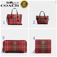 Coach New Handbag Women Fashion Plaid Stripe One Shoulder Crossbody Bag C874 C796 C335 C810