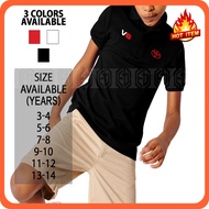 Baju Polo Kolar T Shirt Toyota V6 Sulam Cotton Budak Kids Kanak Lelaki Boys Pakaian Fashion Motorspo