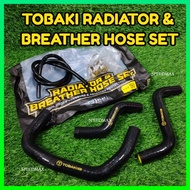 🔥 NEW ITEM 🔥   TOBAKI RADIATOR & BREATHER HOSE SET RACING LC135 Y15ZR RS150 VARIO PCX ADV NMAX NVX