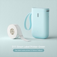 【ฉลากฟรี】 Niimbot D11/D110 เครื่องพิมพ์ฉลากไร้สายบลูทูธฉลากความร้อนแบบพกพาเครื่องพิมพ์สำหรับ Android