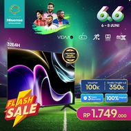 Hisense 32 inch - 32E4H Vidaa U5 system - Smart TV HD - Bezelless Design - Dolby Audio - Youtube/Net