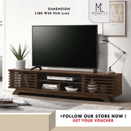 Monolife 6 FT Aoki Series TV Cabinet TV Console Rak TV Kabinet TV Almari TV Solid Board Wooden Leg