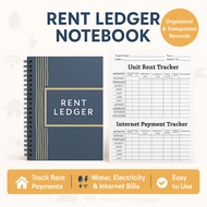 Rent Ledger Notebook – Track Unit Rent, Water, Electricity & Internet Payments Easily