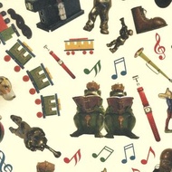 西式包裝紙-玩偶交響曲 | 歐洲 歐式 鄉村 信紙 禮物 復古 包裝