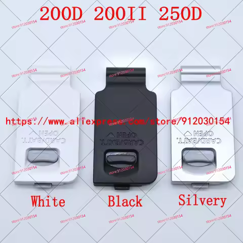 High-quality NEW Battery Cover Door For Canon EOS 200D / 200D II / 250D Digital Camera Repair Part