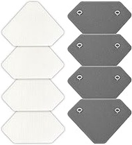4 Pack BU3523/ BU3521 Pre-Motor Foam & Felt Filter Kits compatible with Shark BU3523 Clean Lightweig