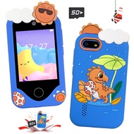 All-in-one Kids Phone Toy 2.8-inch Touch Display Dual Camera Video Player Educational Present 3-12Y 