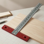 T-Square Ruler Engraved Graduations Metric Marking Ruler