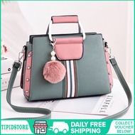Tipidstore  Authentic branded Korean mk kate style Cross Body &amp; Shoulder handle leather Bag for women with long sling fashionable with Free Key champ Spade chain