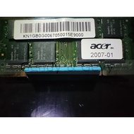 RAM Laptop Acer Hynix 1GB 2RX8 PC2-5300S-555-12 PC2-5300 DDR2-667MHz