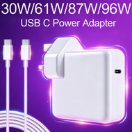 Universal USB C Fast PD Charger 96W/87W/61W/30W For Macbook Air A2337 M1 C TO C Charger Cable For Ma
