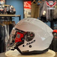 LS2 HELMET OF603 INFINITY II SOLID COLOUR 06 MOTORCYCLE RIDING HELMETS OPEN FACE HELMET DOUBLE VISOR
