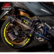 Tire Sticker / Tire Font / Tire Bomb / 3D Maxxis Racing JP-2 Tire Sticker