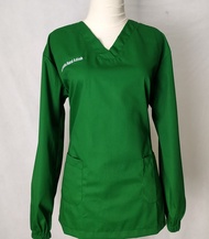Baju OK FREE Bordir / Scrub Suit / Baju Tindakan / Baju Dokter / Baju Perawat Tangan Panjang