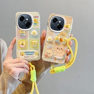Case Tecno Spark Go 1 Case Tecno pop 9 4G Case with a Bracelet Case hard Colorful and sparkling  Pho