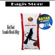 Makanan Pakan Burung Gold Coin Classic Crumble Merah 450g / pakan burung goldcoin murai kacer 450 g