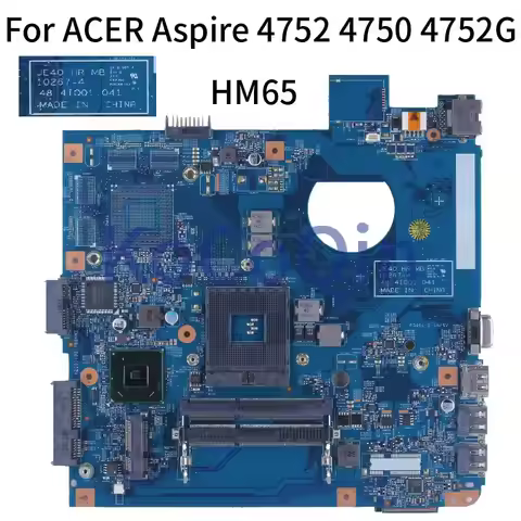 For ACER Aspire 4752 4750 4752G Notebook Mainboard 10267-4 MBV420100 HM65 PGA 989 DDR3 JE40 48.4IQ01