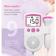Safe Ultrasonic Fetal Doppler Detector Early 9 Weeks Detect Baby Heartbeat Monitor For Pregnant Ladi