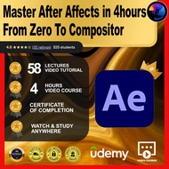 [Video Course] Master After Affects 2024 in 4hrs : From Zero To Compositor