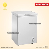 Polytron Chest Freezer Box 100 Liter [Lampu] - PCF117 / PCF 117