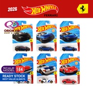 Hot Wheels 2026 Ferrari F40 Competizione/ Dino 206 GT/ Ferrari 12Cilindri/ Ferrari SF90/ Ferrari 365