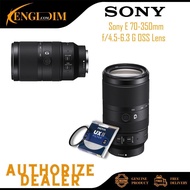 Sony 70-350mm f/4.5-6.3 G OSS Lens | E 70-350mm