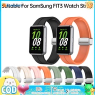 Smart Watch Band Replacement Band Silicone Wrist Band Strap Smartwatch Strap Compatible For Galaxy Fit 3 Watch
