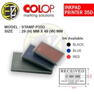 COLOP REPLACEMENT INK PAD E/35 FOR P35 / P35D
