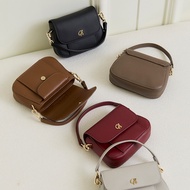 Charin bag: ใหม่ กระเป๋าเล็กเอนกประสงค์ Marron ทรงน่ารักเสริมทรงอย่างดี ฟรี! สายหนังคล้องแขน  Charin