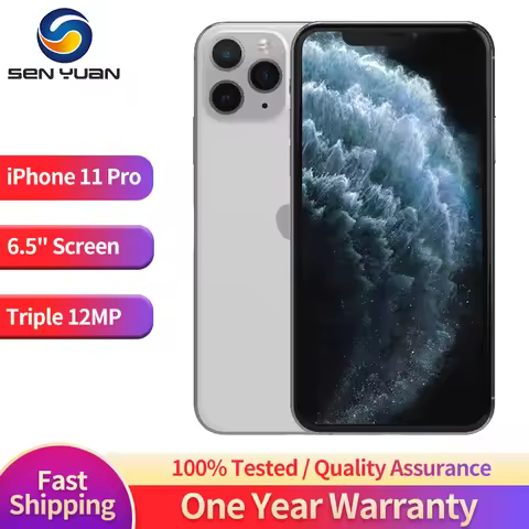Apple iPhone11 Pro 64GB 256GB ROM Original 5.8" Super Retina OLED A13 IOS iPhone 11 Pro 11Pro Face I
