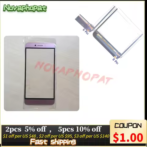 Novaphopat Front Digitizer LCD display Sensor Glass Panel For LeTV LE2 x620 X526 X520 X527 Touch Scr