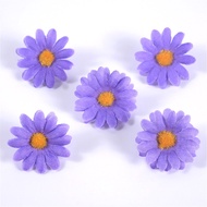 50pcs Artificial Sunflower Flowers Faux Daisy Flower Head Wedding Decorations DIY Floral Design Craf