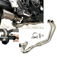 Z650 NINJA650 EXHAUST MANIFOLD PIPING FITTING 51MM EKZOS EXHAUST FULL SYSTERM