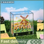 CANAMEK 3D ปฏิทิน2026กระดาษที่ไม่ซ้ำกันแท่ง3D แผ่นจดบันทึกและนาฬิกาปฏิทินตั้งโต๊ะศิลปะปฏิทินตั้งโต๊ะ