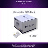 RJ45 Connector Anti-Fail Cat 6 Contents 50 Pcs NYK Connector RJ 45 Cat6 LAN RJ45 Cat6