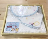 日本製 今治毛巾 嬰兒禮盒 藍色 男孩BB