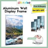 [SG] Ditadot A2/A3/A4 inch Aluminum Alloy Ultra-thin Photo Frame Large Size Picture Frame Puzzle Fra
