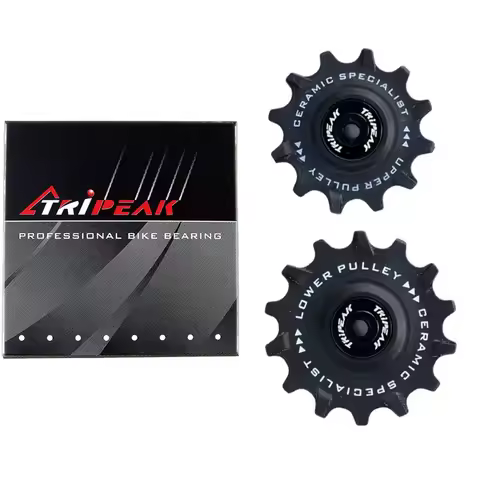 TRiPEAK Road Mountain Bike Rear Ceramic Guide Wheel 14T Suitable for Shimano SRAM Speed Coupling